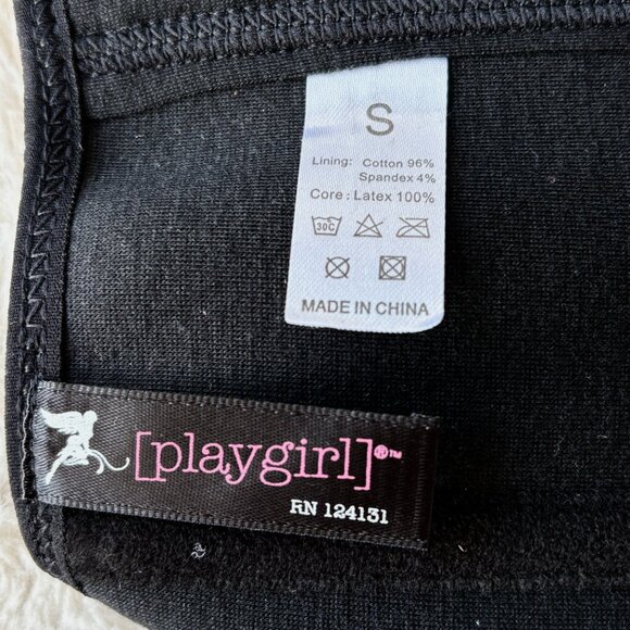 TRUE CORSET Playgirl Tan Leopard Print Latex Work Out Waist Trainer - Picture 6 of 9